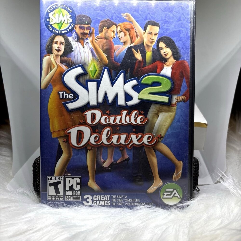 Sims 2 Double Deluxe PC: Windows, 2008 Game Expansion Packs Teen EA Virtual Life